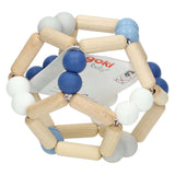 Goki in legno avvincente a sfera elastica blu