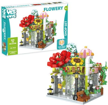 Oku yestoys casa fiorita con illuminazione 751 parti