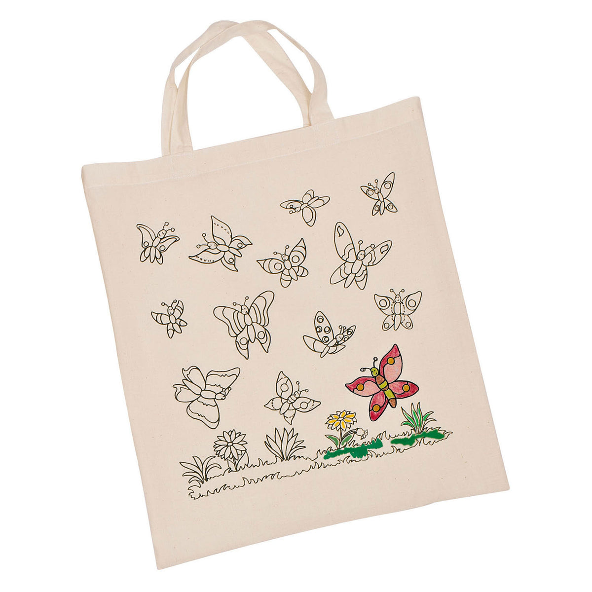 Borsa in cotone Goki - farfalla