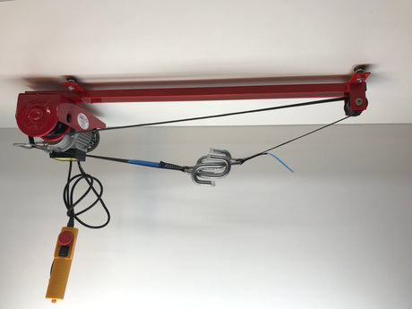 Sollevatore per biciclette Takel Co rosso con pneumatico nero 125 kg