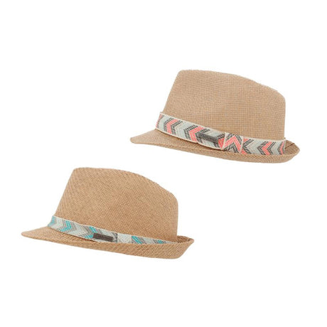 Cappello in paglia Gerkimex con fascia. Cappello in paglia con fascia