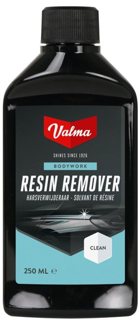 Rimuovi resina Valma - potente rimuovi resina - per vetro, plastica e vernici - veloce, sicuro ed efficace - facile da usare - 250 ml