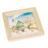 Season puzzle a 4 strati Goki, 54st.