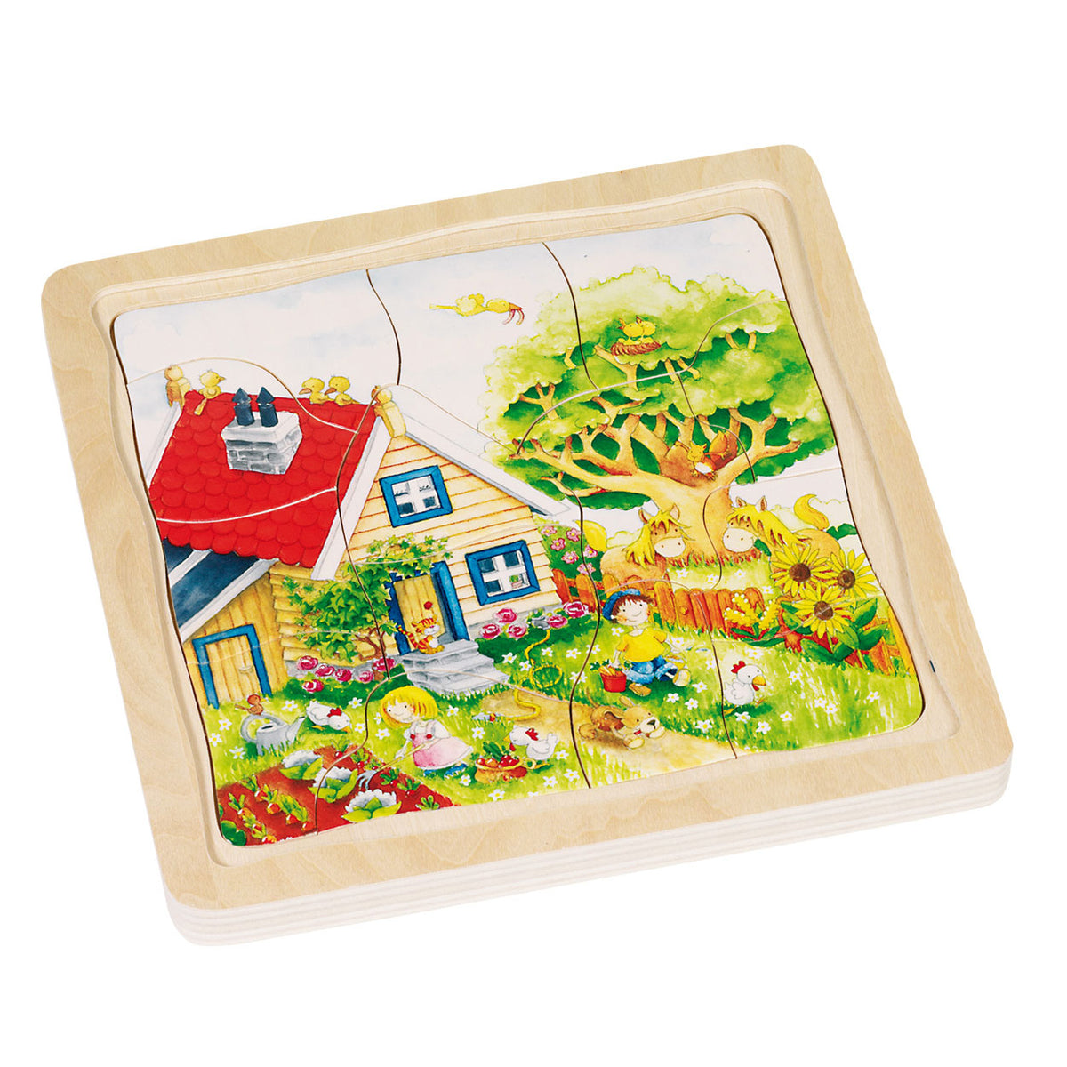 Season puzzle a 4 strati Goki, 54st.