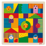 Puzzle fattoria in legno Goki, 43 pezzi.