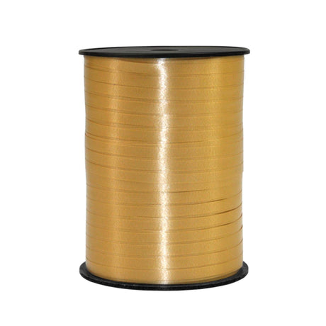 Globos nastro arricciacapelli 5mm 500m oro nastro arricciacapelli 5mm 500m oro plastica