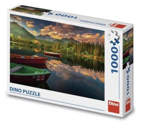 Puzzle Dinotoys dallo slovacco Pleso con barche - 1000 pezzi