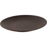 Piatto Palmer rugginen 21 cm coupé marrone scatola da 6 pezzi