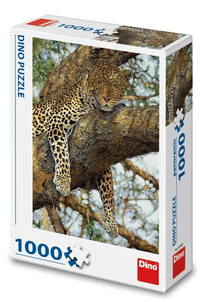 Dinotoys Puzzle Dino di una tigre sull'albero - 1000 pezzi