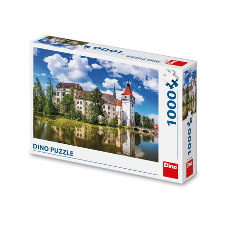 Dinotoys Puzzle Dino dal castello di Blatná in estate - 1000 pezzi