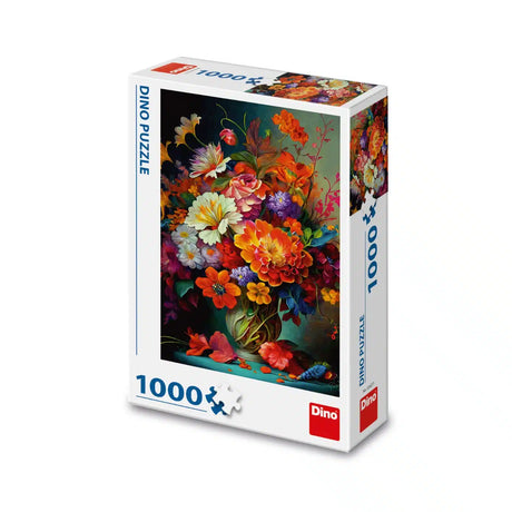 Dinotoys Dino Puzzle i fiori più belli in un vaso - 1000 pezzi