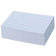 Schede Abi herlitz a8 175 g/mq a righe bianche 100 pezzi