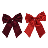 Decoris fiocco rosso bordeaux 30x35cm 2 assortiti