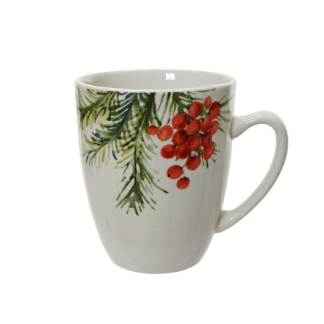 Decoris Tazza natalizia in porcellana ø8,7xh10,5cm