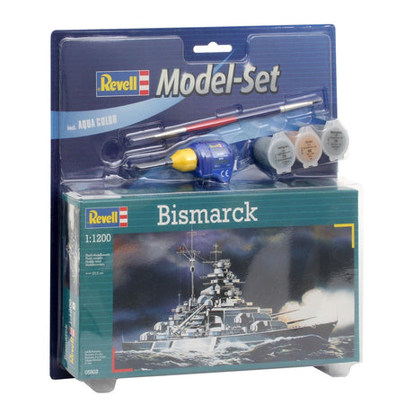 Set modello Revell - Bismarck - incl. colori base della vernice