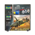Set modello Revell - ah-64a apache 56 pz. - incl. colori base della vernice