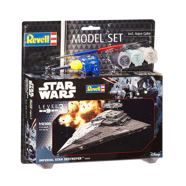 Set modello Revell cacciatorpediniere stellare imperiale - incl. colori base della vernice
