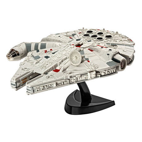 Revell kit di costruzione modello viaggio spaziale - 03600 star wars millennium falcon plastica - 1:241 - modellismo
