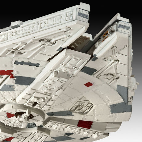 Revell kit di costruzione modello viaggio spaziale - 03600 star wars millennium falcon plastica - 1:241 - modellismo