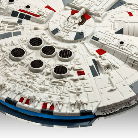 Revell kit di costruzione modello viaggio spaziale - 03600 star wars millennium falcon plastica - 1:241 - modellismo