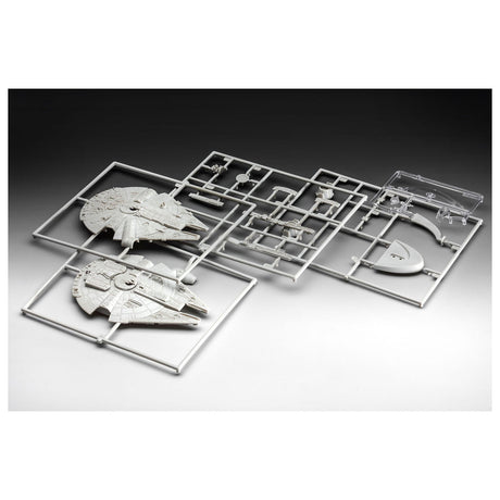 Revell kit di costruzione modello viaggio spaziale - 03600 star wars millennium falcon plastica - 1:241 - modellismo