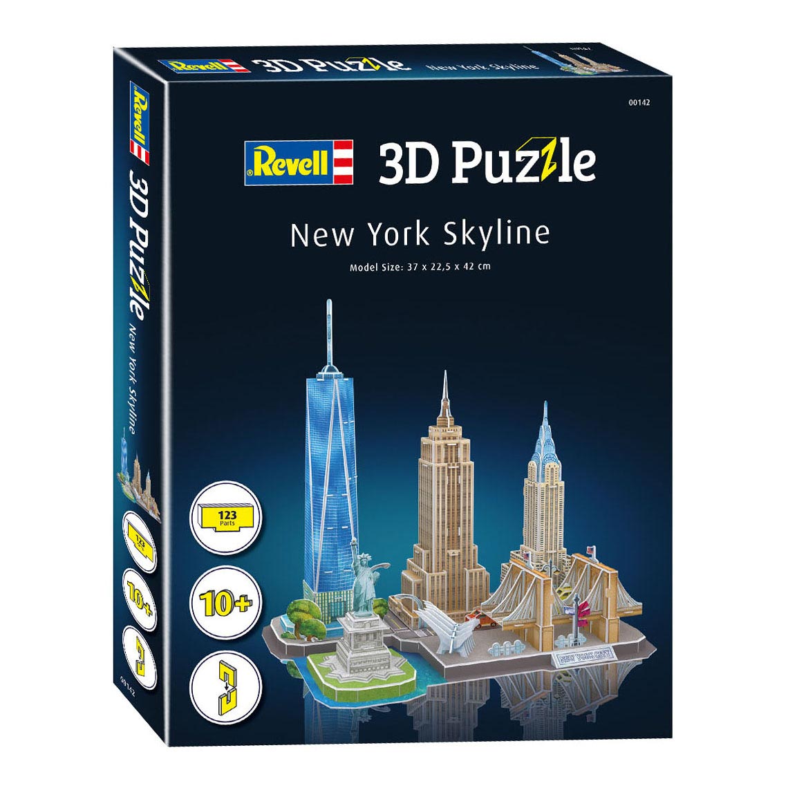 Revell kit di costruzione puzzle 3D - Skyline di New York 123 pezzi.