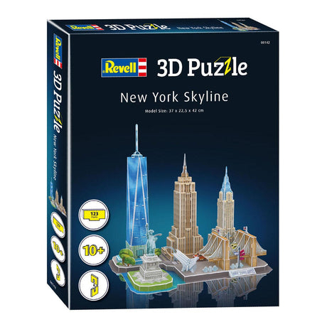 Revell kit di costruzione puzzle 3D - Skyline di New York 123 pezzi.