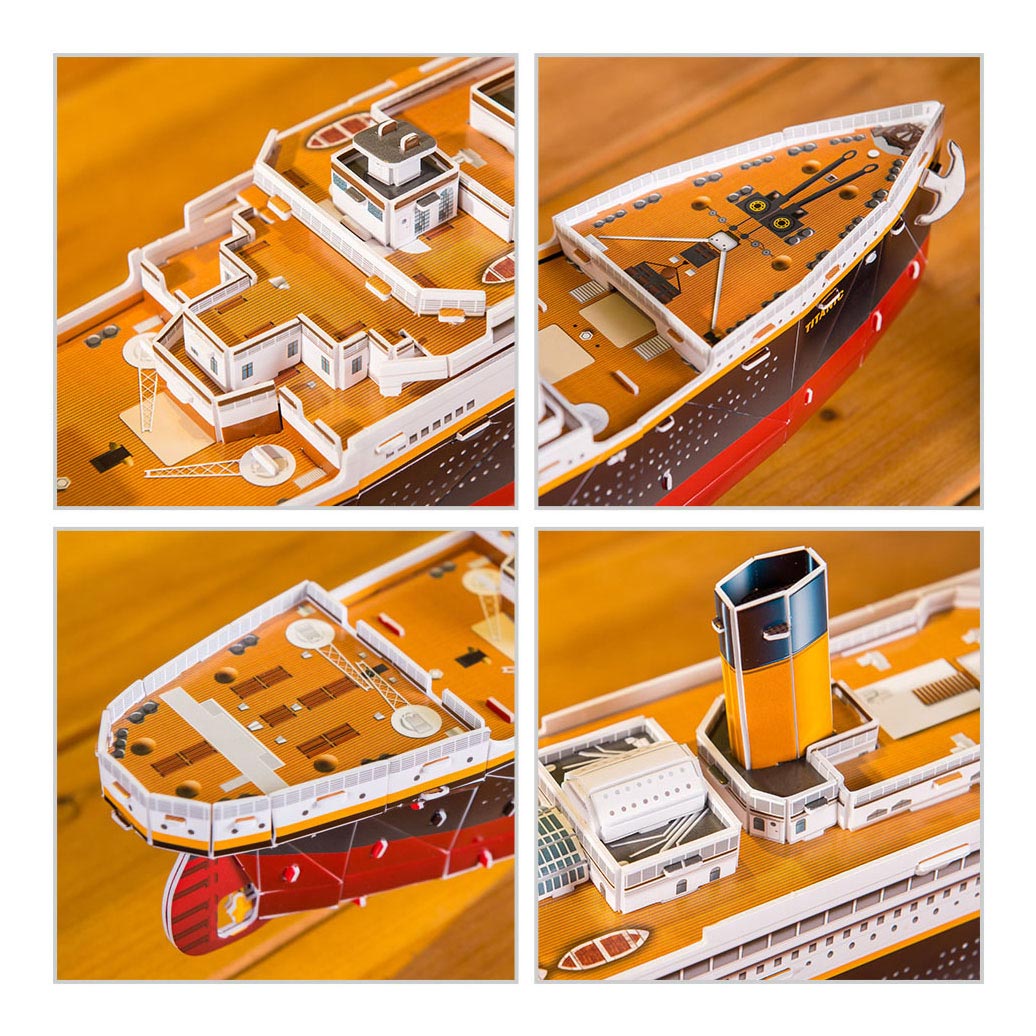 Revell kit di costruzione puzzle 3D - RMS Titanic 113 pezzi.