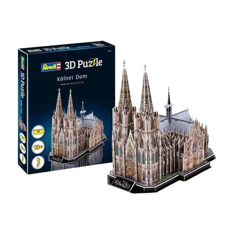 Revell Kit di costruzione puzzle 3D Cattedrale di Colonia - 179 pezzi.