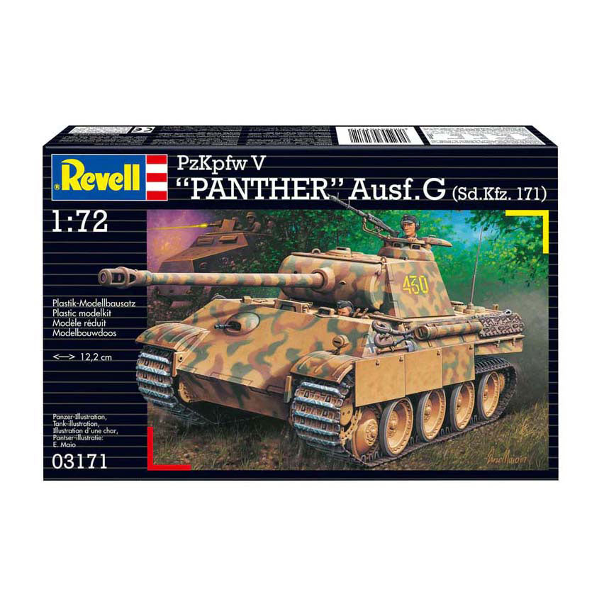 Kit modello Revell - pantera ausf.g 1:72 - 124 pz.