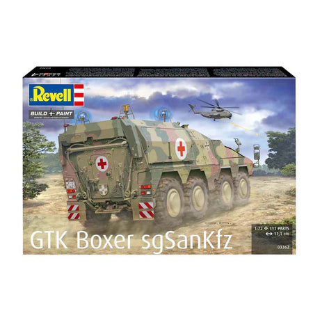 Kit modello Revell - gtk boxer sgsankfz 1:72 - 111 pezzi.