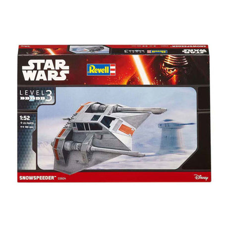 Revell modello di costruzione kit viaggio spaziale - 03604 star wars snowspeeder plastica - 1:52 - modellismo