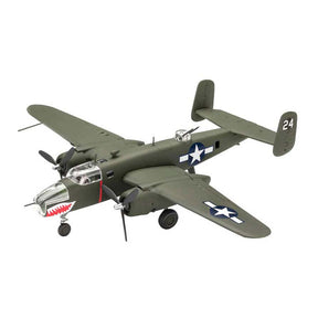 Revell kit di costruzione di modelli di veicoli militari - 03650 b-25 mitchell easy-click-system in plastica - 1:72 - modellismo