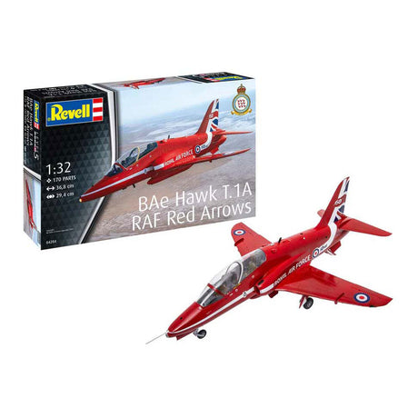 Kit modello Revell - bae hawk t.1a - frecce rosse 1:32 - 170 pezzi.