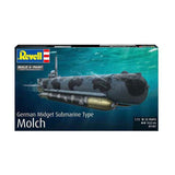 Kit modello Revell - sottomarino tedesco tipo Molch 1:72 - 35 pz.