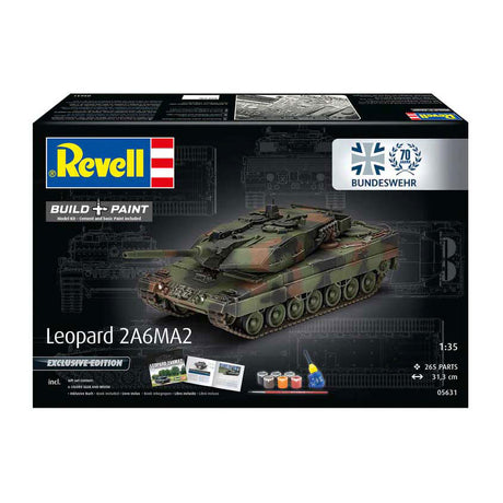Kit modello Revell - 70 anni Bundeswehr: Leopard 2 a6a2 1:35 - 265 pz.
