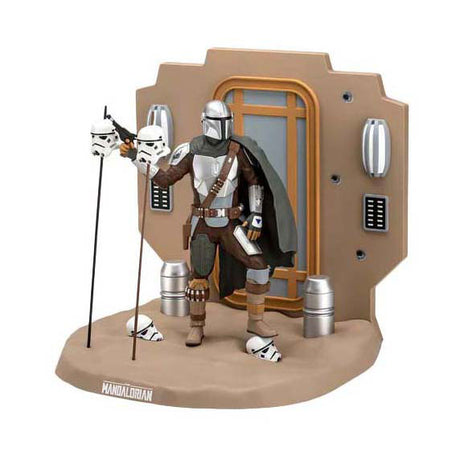 Revell model kit star wars - din djarin il cacciatore di taglie il mandalorian 1:9 - 60 pezzi.
