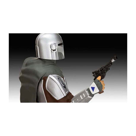 Revell model kit star wars - din djarin il cacciatore di taglie il mandalorian 1:9 - 60 pezzi.