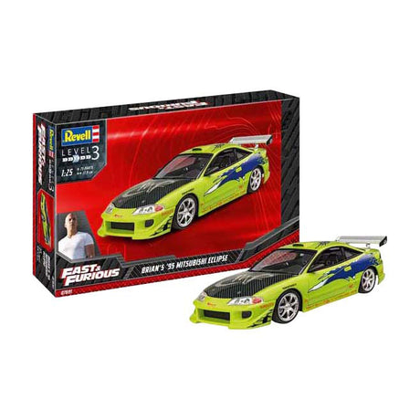 Revell model kit fast furious - brian's 1995 mitsubishi eclipse 1:25 - 75 pz.