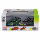 Confezione doppia di hypercar Carrera pull back - 1:43