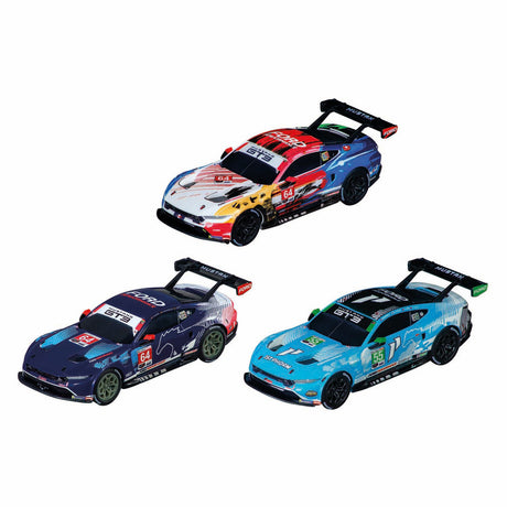Carrera pull back ford mustang gt3 1:43 - 3 pz.