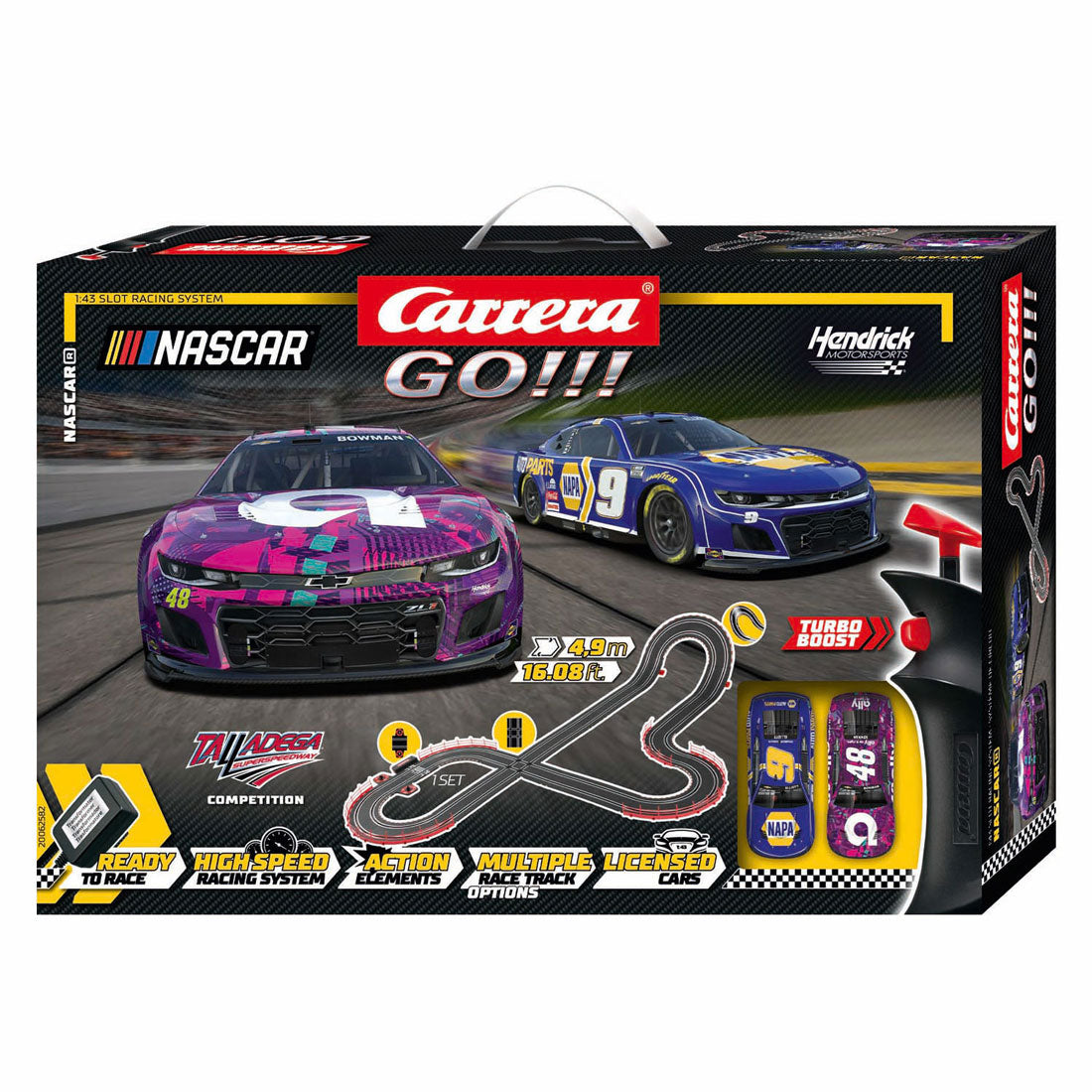 Vai Carrera!!! pista da corsa - competizione nascar talladega