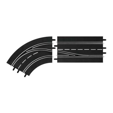 Parte del circuito di Carrera, cambio di corsia, curva a sinistra 1:24