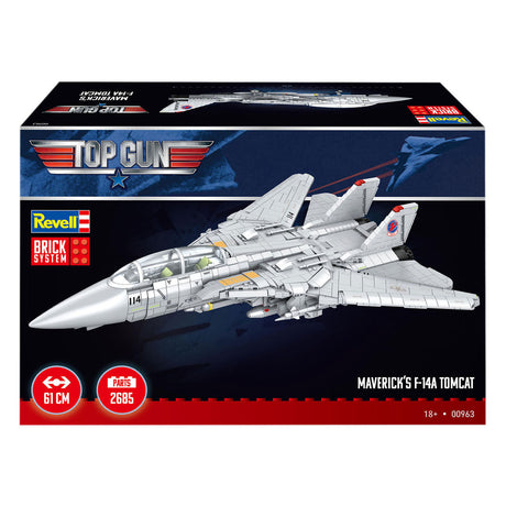 Revell brick system bouwblokjes maverick's f-14a tomcat top gun 1:32 - 2687dlg.