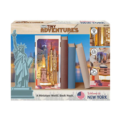 Revell Tiny Adventures Book Nook New York - 221 parti.