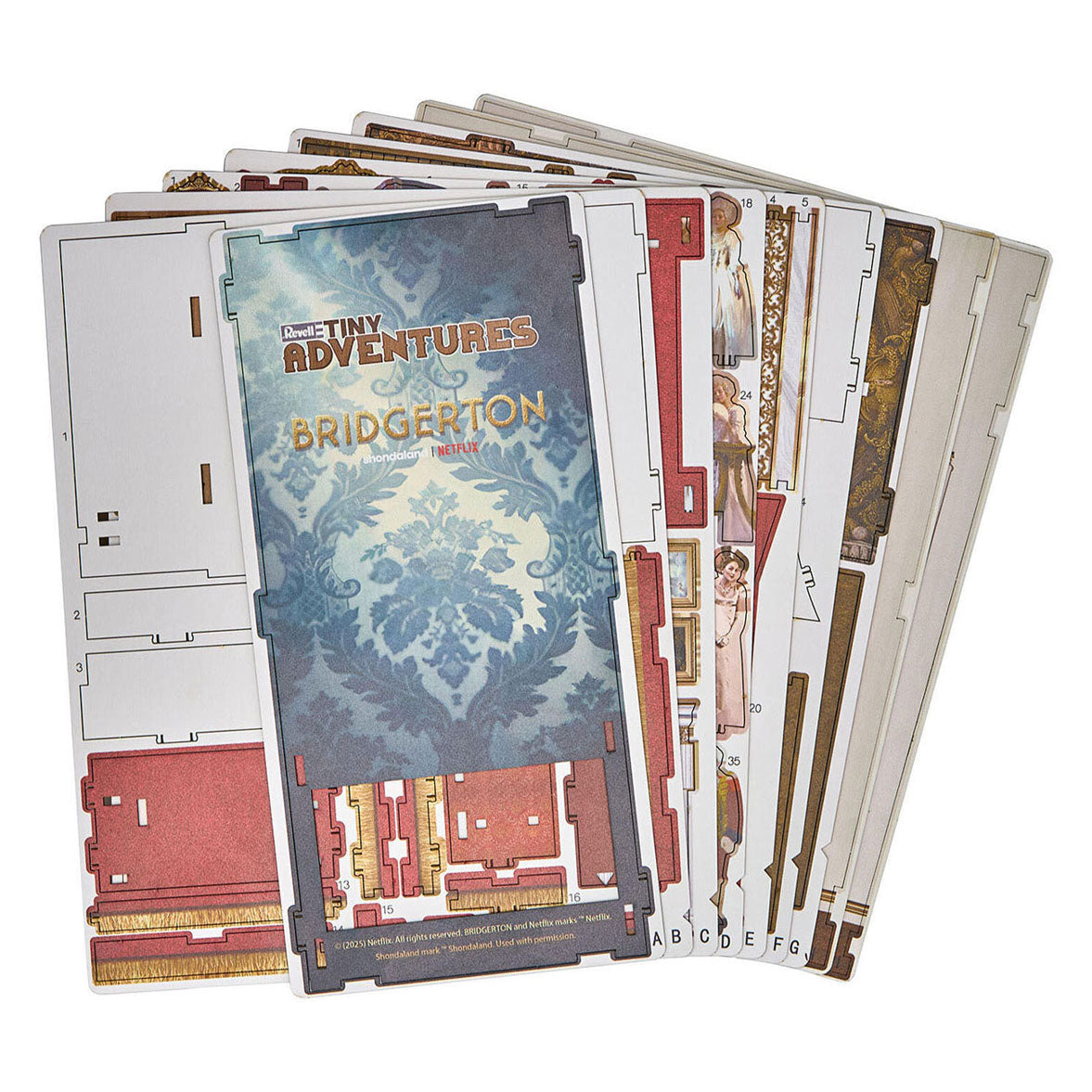Revell Tiny Adventures Book Nook Bridgerton il duca e io - 136 pezzi.