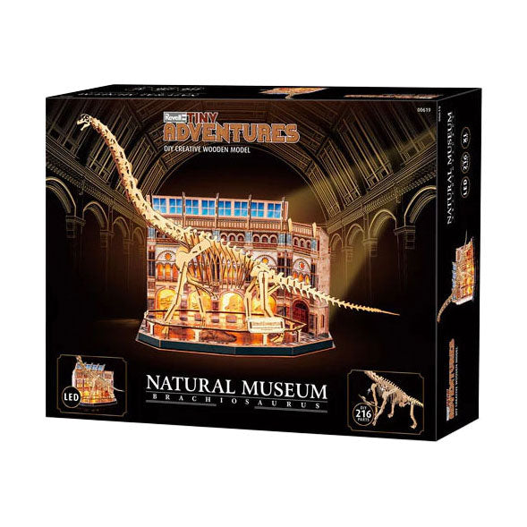 Revell Tiny Adventures Museo Naturale Brachiosauro - 216 pz.