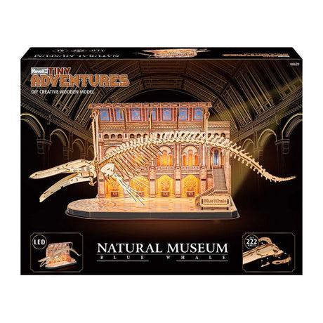 Revell Tiny Adventures Museo Naturale Balenottera azzurra - 222 pz.