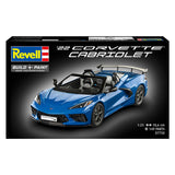 Kit modello Revell Corvette C8 decappottabile 1:25 - 149 pezzi.