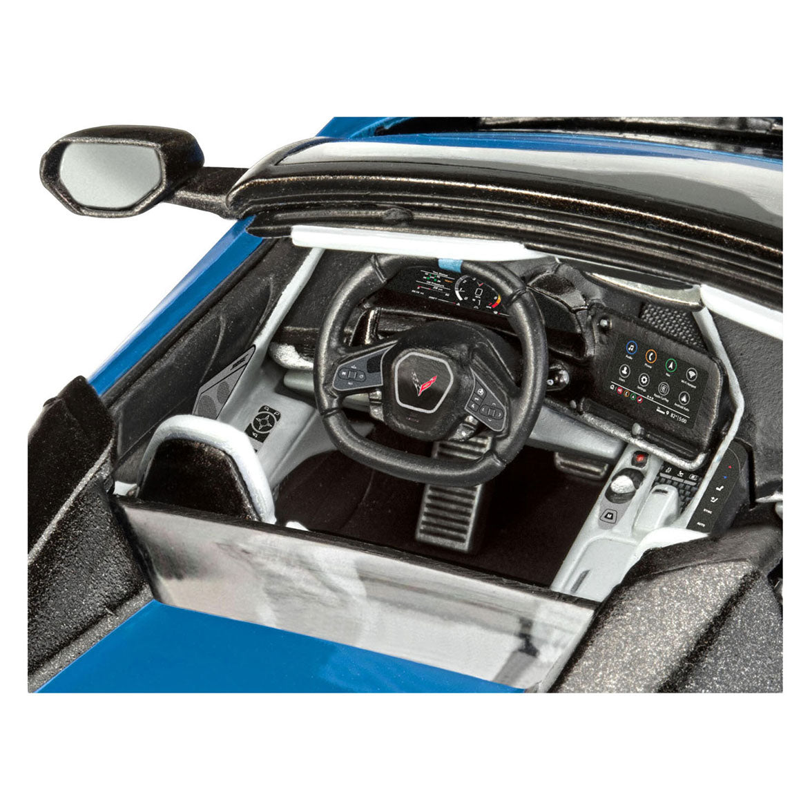 Kit modello Revell Corvette C8 decappottabile 1:25 - 149 pezzi.
